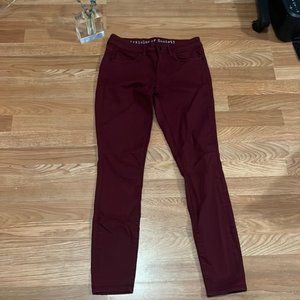 Articles of Society Maroon Jeans Sz 27